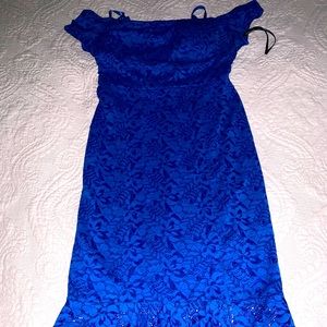 GUESS Blue Dress Size 8